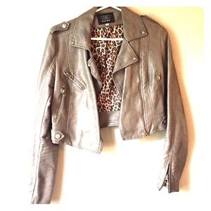 TCEC Faux leather Moto jacket S